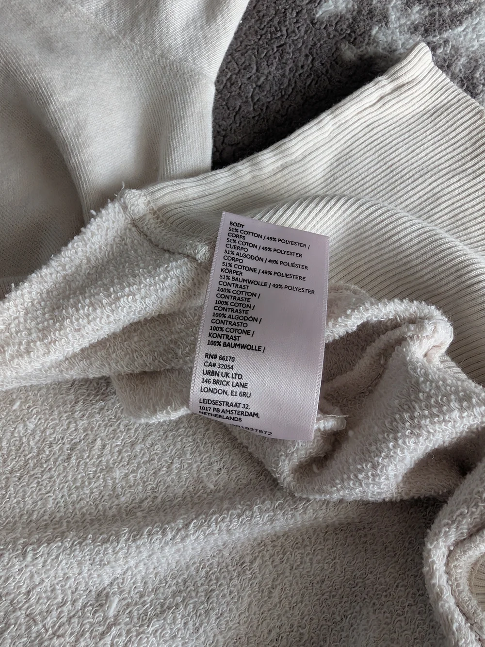 Free People Cream Camden Sweatshirt with Brown Highland Cow Graphic